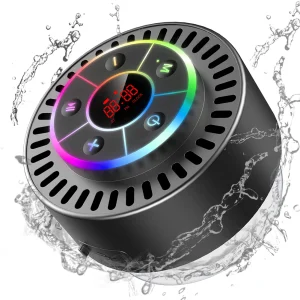 Shower Speaker Bluetooth-Compatible Hands-Free Call/FM Radio Mini Speaker