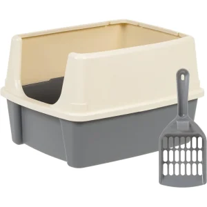 Large Cat Litter Box with High Sides